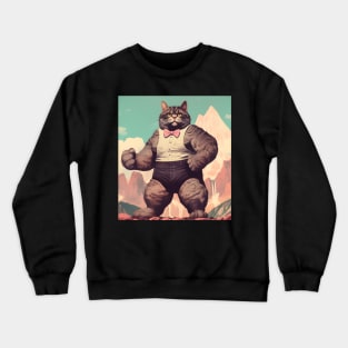 Muscle Meow: The Adorably Buff Felines - Garth Crewneck Sweatshirt